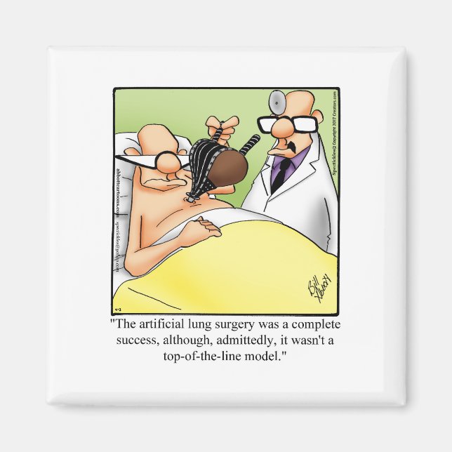 Health Insurance Humour Magnet Gift (Front)