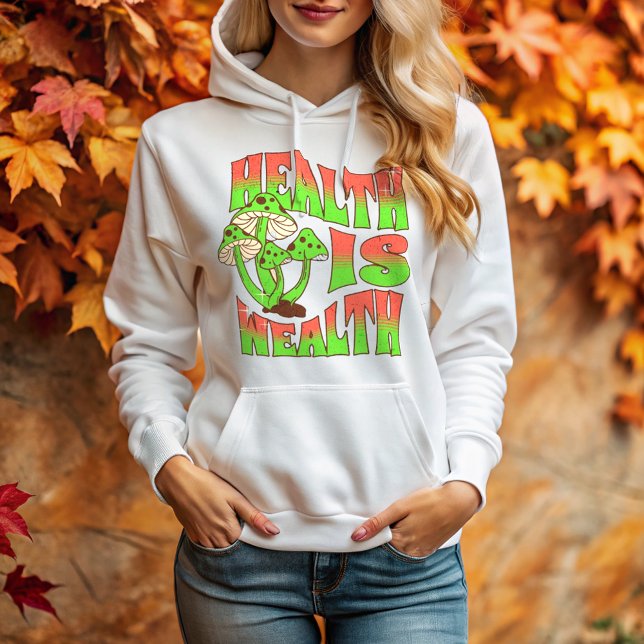 “Health is Wealth” - Classic Pullover Hoodie (Creator Uploaded)