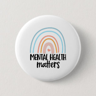 Health Mental Illness Mental Health Problems 2 Inch Round Button