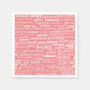 Health - Multi Language International - Be Healthy Napkin