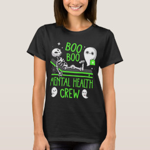 Health Nurse Psych Boo Boo Crew Nursing Halloween T-Shirt