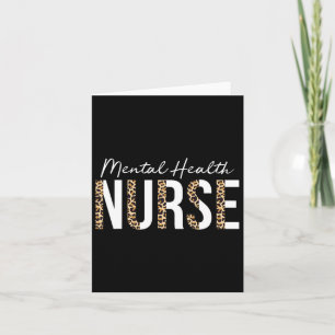 Health Nurse Psych Nurse Psychiatric Nurse Rn Card