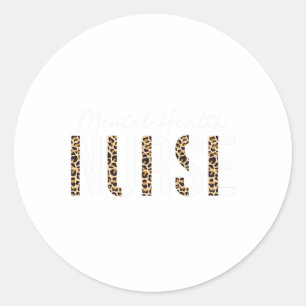 Health Nurse Psych Nurse Psychiatric Nurse Rn Classic Round Sticker