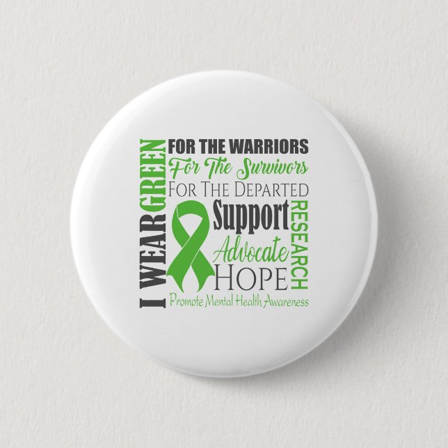 Health Problems Awareness  2 Inch Round Button (Front)