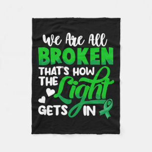 Health Problems Awareness Mens  Fleece Blanket
