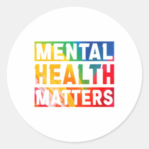 Health Problems Awareness Month For Men And Women Classic Round Sticker
