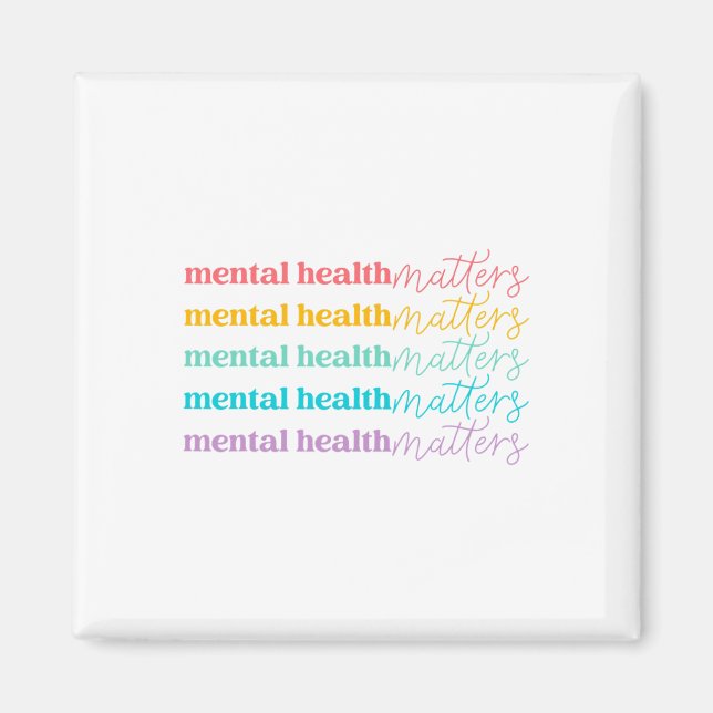 Health Problems Be Kind Self Care Mental Awareness Magnet (Front)