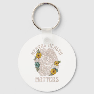 Health Problems Be Kind To Your Mind Mental Awaren Keychain