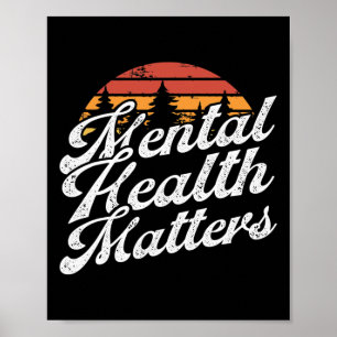 Health Problems - Brain Illness Awareness  Poster