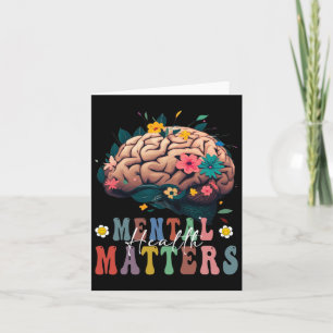Health Problems Brain Illness Awareness Vintage Gr Card