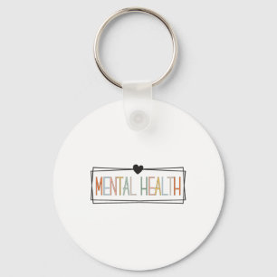 Health Problems Brain Illness Mental Health Awaren Keychain