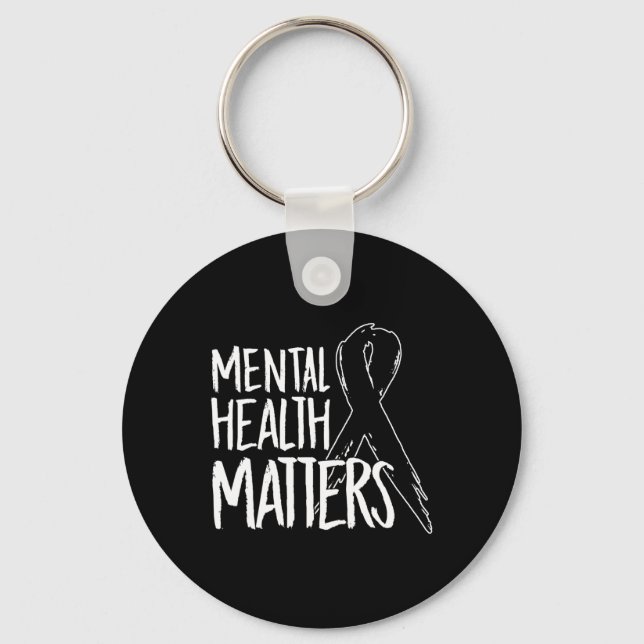 Health Problems Design Suicide For Awareness Suppo Keychain (Front)