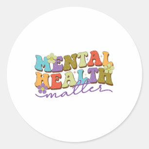 Health Problems End The Stigma Classic Round Sticker