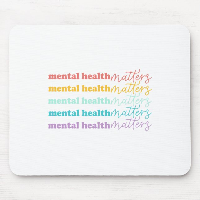 Health Problems Gift Human Brain Illness Awareness Mouse Pad (Front)