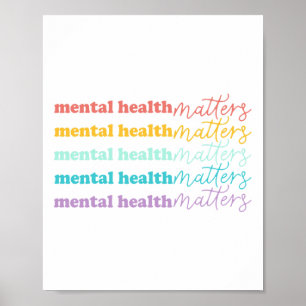 Health Problems Gift Human Brain Illness Awareness Poster