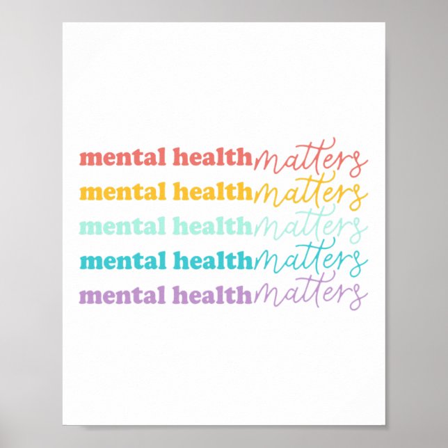 Health Problems Gift Human Brain Illness Awareness Poster (Front)