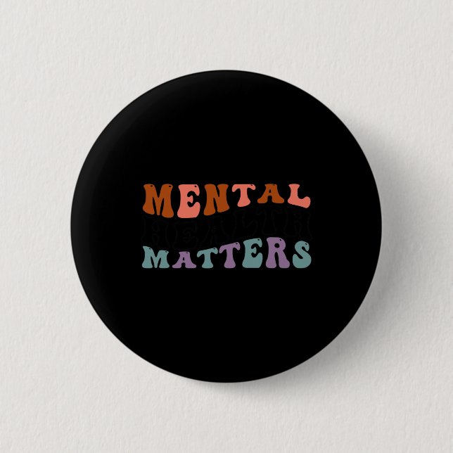 Health Problems Human Brain Illness Awareness 2  Inch Round Button (Front)