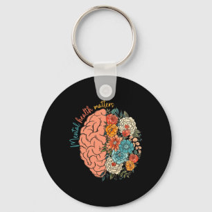 Health Problems Human Brain Illness Awareness  Keychain
