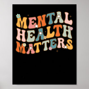 Health Problems Human Brain Illness Awareness Men Poster