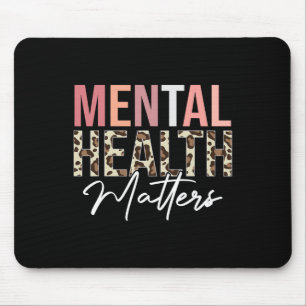 Health Problems Leopard Human Mental Health Awaren Mouse Pad