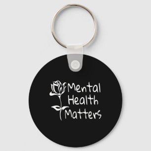 Health Problems Mental Awareness 12 Step Recovery  Keychain