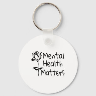 Health Problems Mental Awareness 12 Step Recovery  Keychain