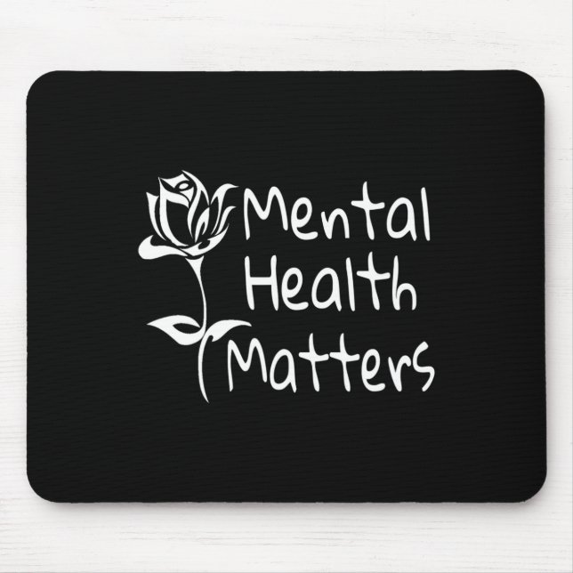 Health Problems Mental Awareness 12 Step Recovery  Mouse Pad (Front)