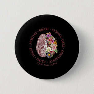 Health Problems Mental Health Awareness 2 Inch Round Button