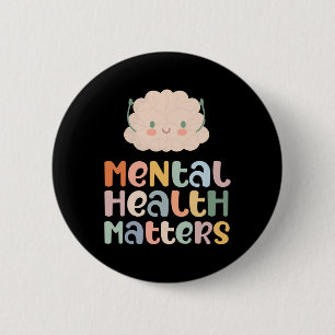 Health Problems Mental Health Awareness Anxiety  2 Inch Round Button