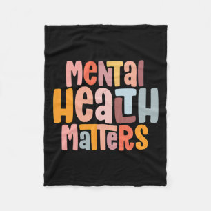 Health Problems Mental Health Awareness Illness Fleece Blanket