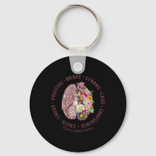 Health Problems Mental Health Awareness  Keychain