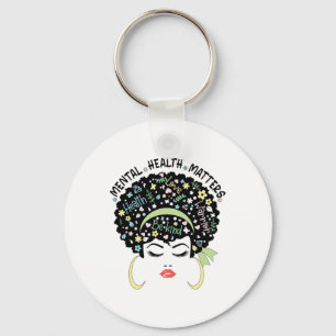 Health Problems Mental Health Awareness Women Girl Keychain