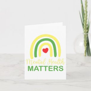 Health Problems Rainbow Retro National Awareness M Card