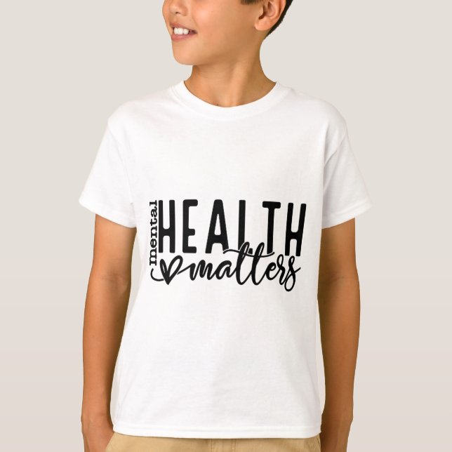 Health Problems Retro Human Brain Illness Awarenes T-Shirt (Front)