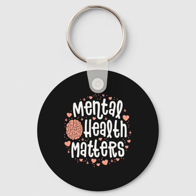Health Problems Women's End The Stigma Illness  Keychain (Front)