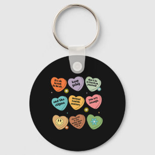 Health Problems You Are Enough Self Care Awareness Keychain