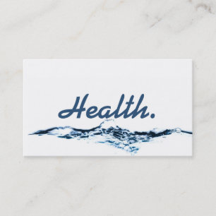 Health Professional Business Card- H2O No.1 v2 Card