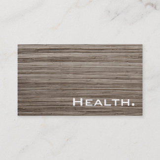 Health Professional Business Card- Modern Wood Business Card