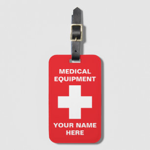 Health Professional Medical Equipment Luggage Tag