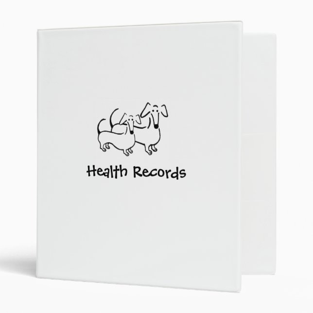 Health Records Binder (Front/Inside)
