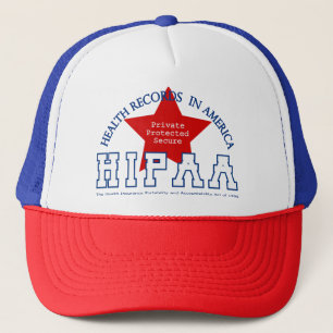 Health Records in America Private Protected Secure Trucker Hat