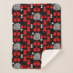 Health Recovery Get Well Soon Sherpa Blanket