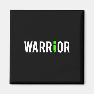 Health Semi Colon Warrior Design Gift For Support Magnet