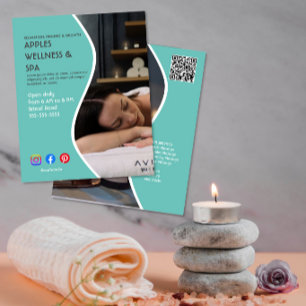 health spa poster flyer wellness center gym fit