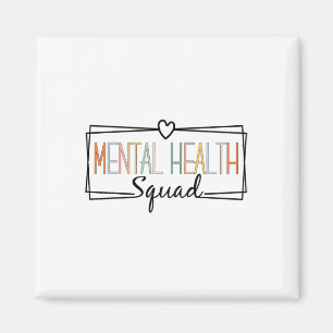 Health Squad Brain Illness Mental Health Awareness Magnet
