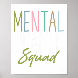 Health Squad Mental Health Awareness  Poster