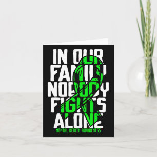 Health Support Family Mental Health Awareness Card