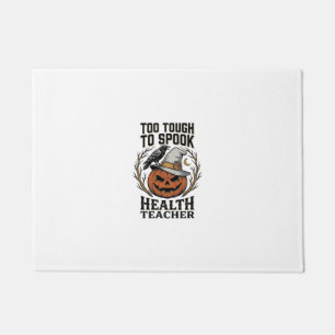 Health Teacher Halloween Shirt Vintage Engraved Pu Doormat