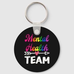 Health Team Awareness Therapist Men Women Supporte Keychain