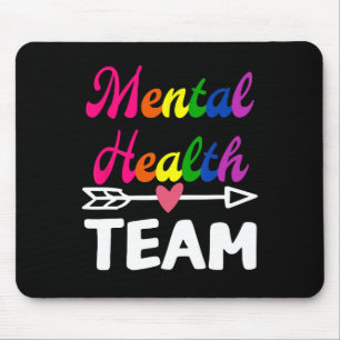 Health Team Awareness Therapist Men Women Supporte Mouse Pad